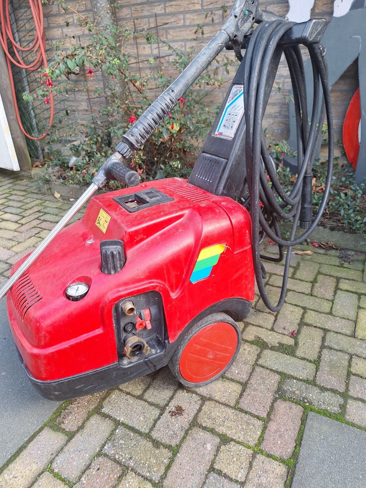 Portotecnica Hogedrukreiniger 230V - 50Hz, Tuin en Terras, Gebruikt, Ophalen, Portotecnica, Elektrisch