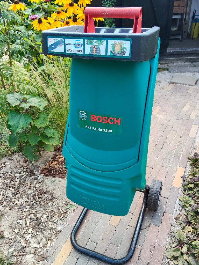 Hakselaar Bosch, Tuin en Terras, Hakselaars, Ophalen, Gebruikt, Elektrisch, Boss