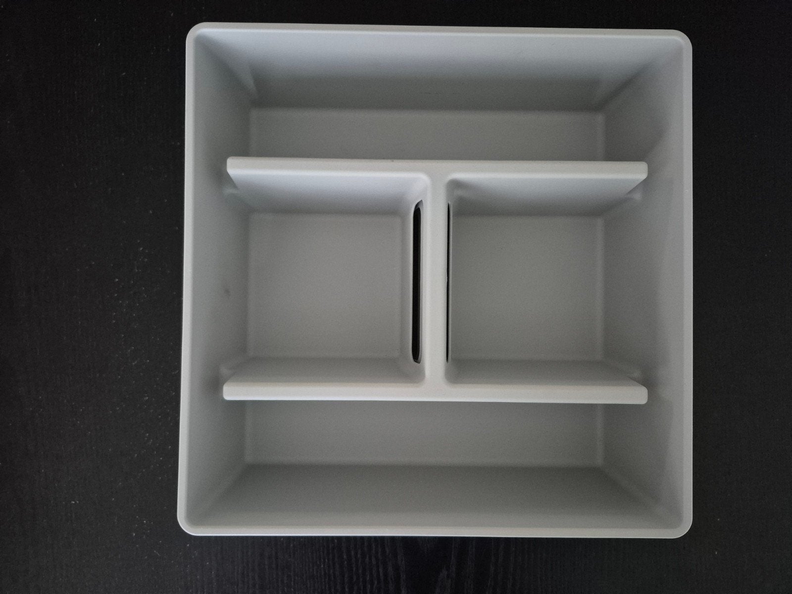 3x IKEA FANGGRÖDA Inzetbakken Grijs passen in de kallax kast, Ophalen of Verzenden, Zo goed als nieuw, Grijs, Kunststof