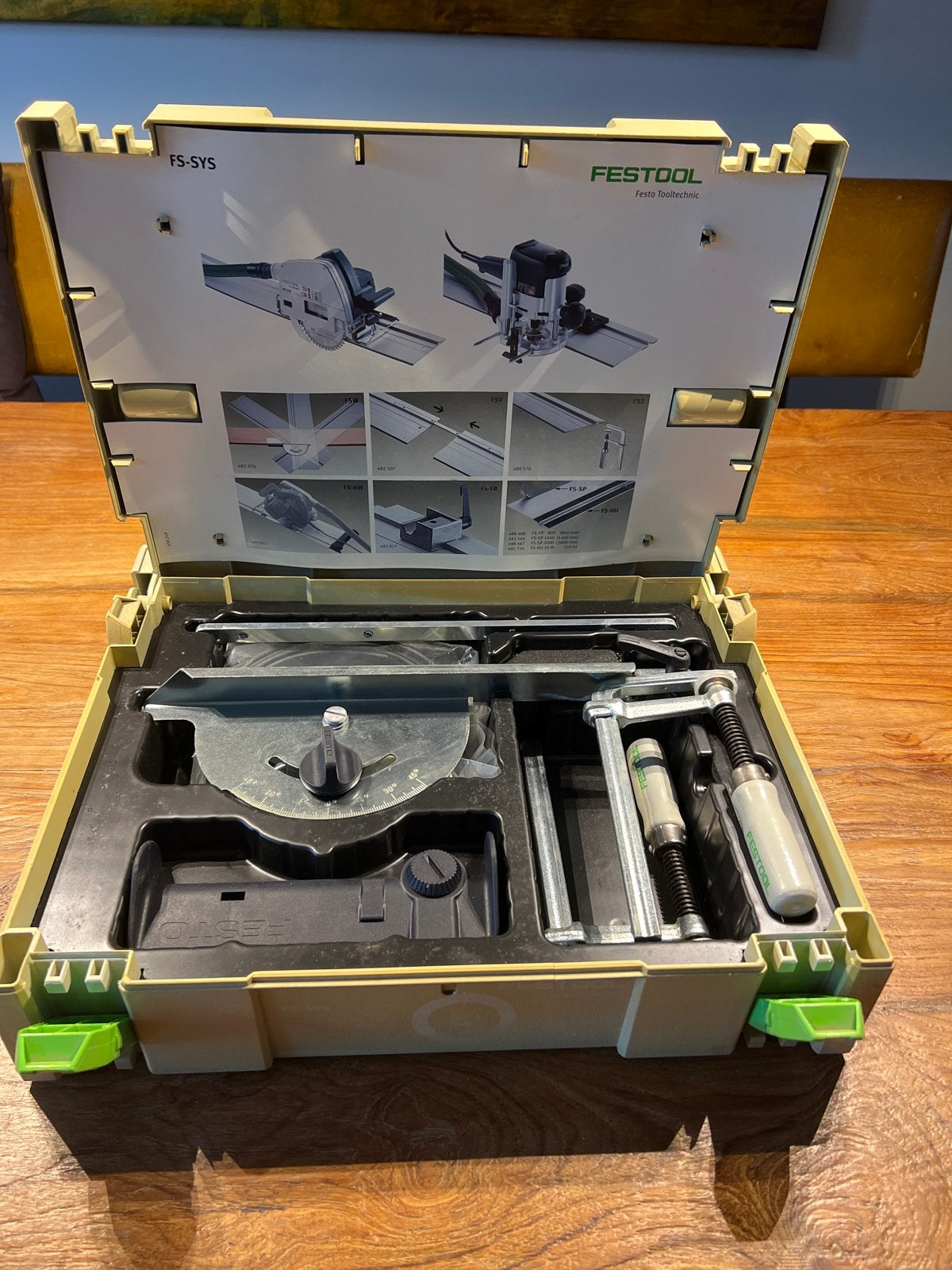 Festool FS-SYS Geleiderail accessoires in Systainer, Ophalen of Verzenden, Zo goed als nieuw, Overige typen, Festool