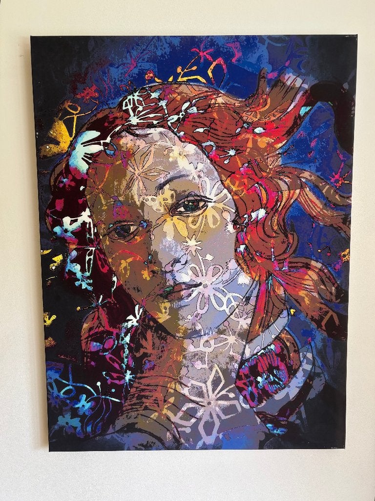 Schilderij Venus, Antiek en Kunst, Kunst | Schilderijen | Klassiek, Doek, Portret of Personen, Ophalen of Verzenden, Print