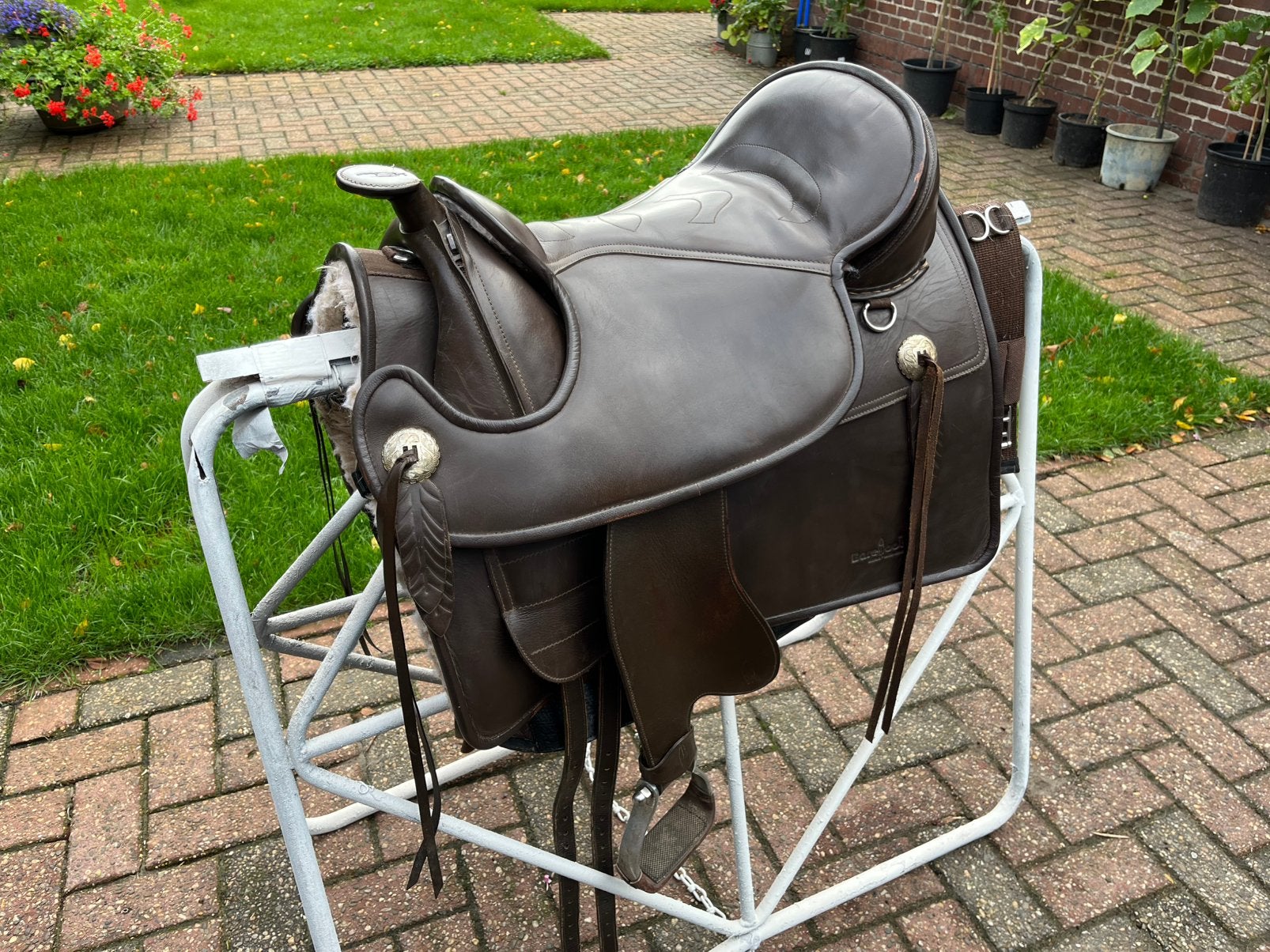 Goed onderhouden Barefoot western zadel, Ophalen, Gebruikt, Overige merken, Recreatie