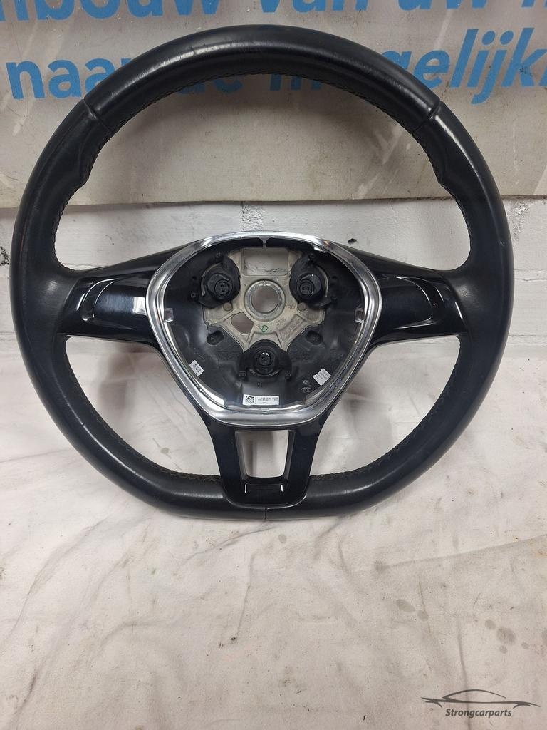 Stuurwiel stuur VW Polo 6C leder heb gebruikerssporen, Auto-onderdelen, Besturing, Gebruikt, -, Volkswagen, -