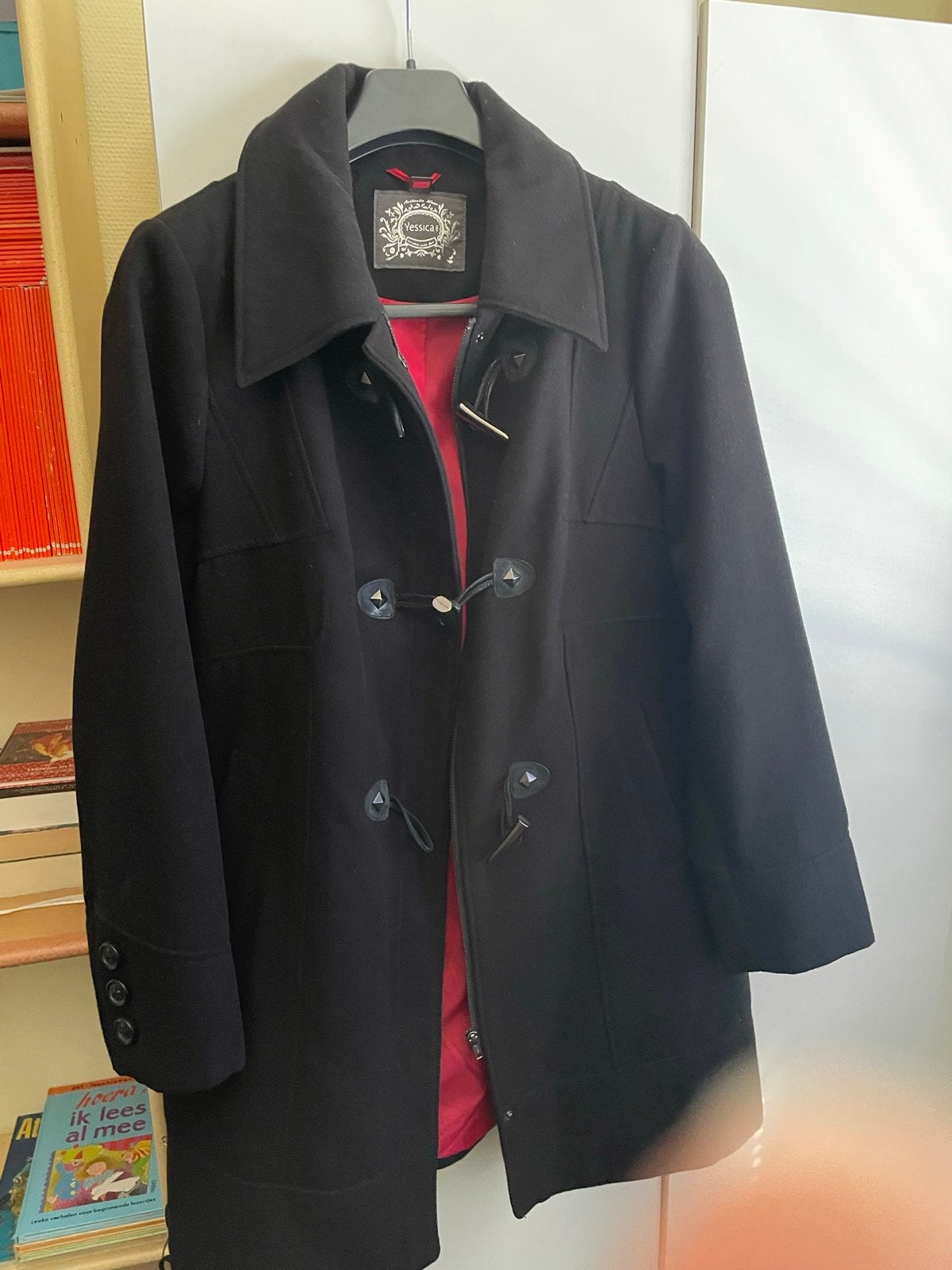 Houtje Touwtje dames winterjas met rits, Maat 44/46, Kleding | Dames, Ophalen of Verzenden, Gedragen, Maat 42/44 (L), Zwart
