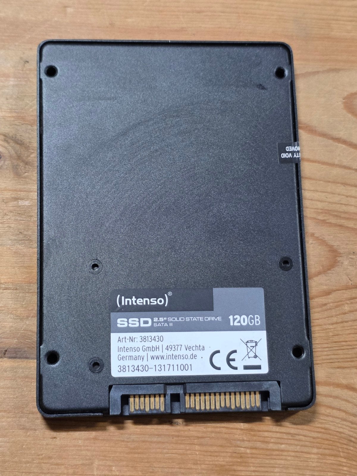 Intenso 120gb laptop ssd hdd hardeschijf, Computers en Software, Harde schijven, Gebruikt, Laptop, Intern, SSD, SATA, Ophalen of Verzenden
