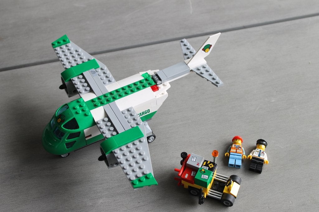 lego city vrachtvliegtuig 60101., Kinderen en Baby's, Speelgoed | Duplo en Lego, City, Verzenden, Lego, Zo goed als nieuw