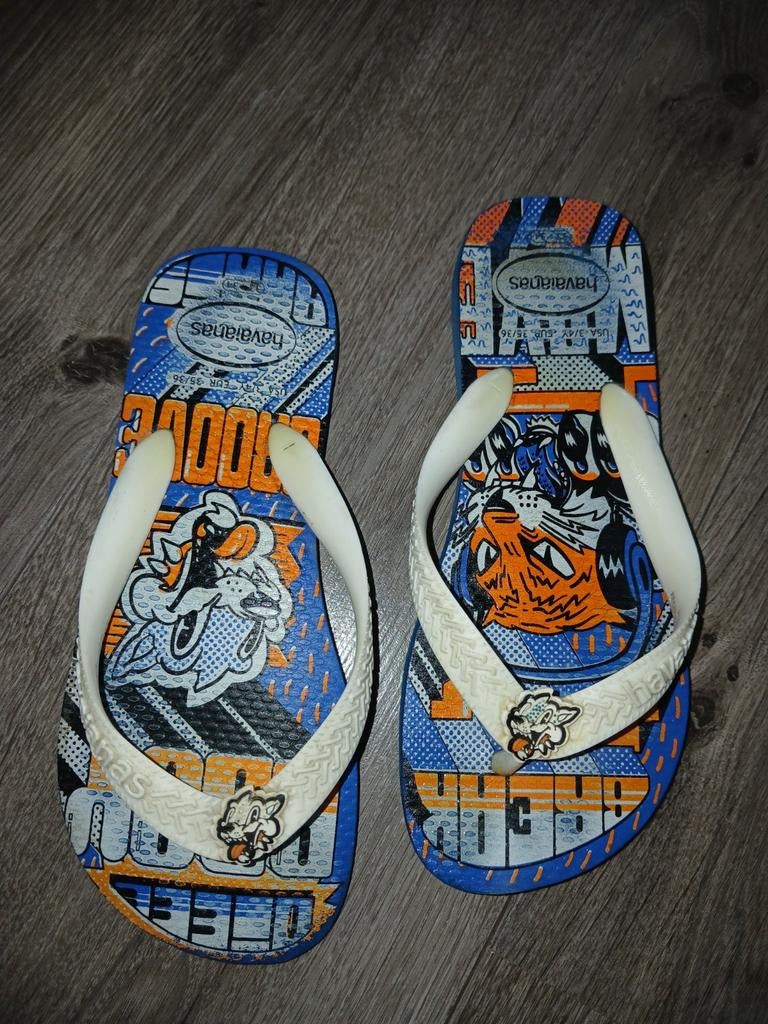 Havaianas slippers, Kinderen en Baby's, Kinderkleding | Schoenen en Sokken, Gebruikt, Jongen of Meisje, Overige typen, Ophalen of Verzenden