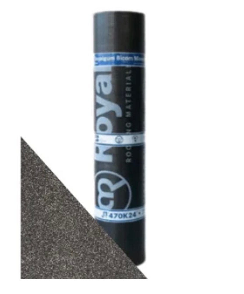 Royalgum Bitumen dakbedekking 470K24 7,5 x 1 m, Ophalen, Overige materialen, Zwart, Nieuw