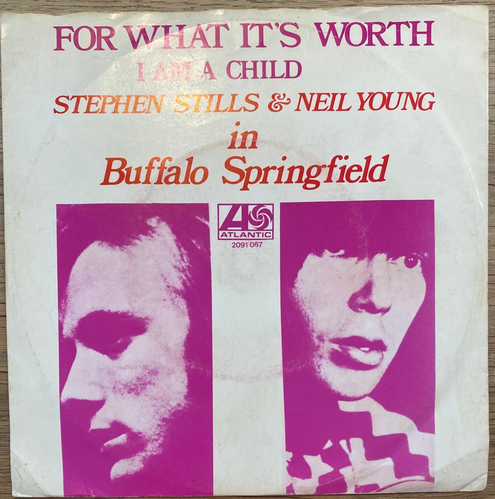 BUFFALO SPRINGFIELD Neil Young Stills - For What It’s Worth, Cd's en Dvd's, Vinyl Singles, Gebruikt, 7 inch, Single, Ophalen of Verzenden
