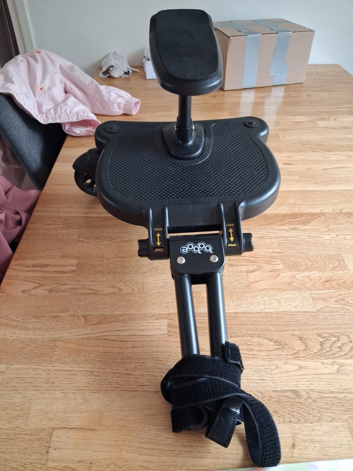 Babboe meerijdplankje met zitje voor kinderwagen/bakfiets, Ophalen of Verzenden