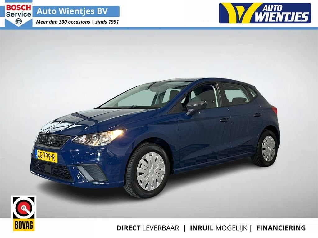 SEAT Ibiza 1.0 MPI | Reference 5-Drs | Carplay, Euro 6, Blauw, Ibiza, Bedrijf