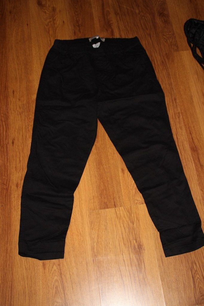 broek zwart met elastiek, Kleding | Dames, Maat 38/40 (M), Zwart, Ophalen of Verzenden, Lang