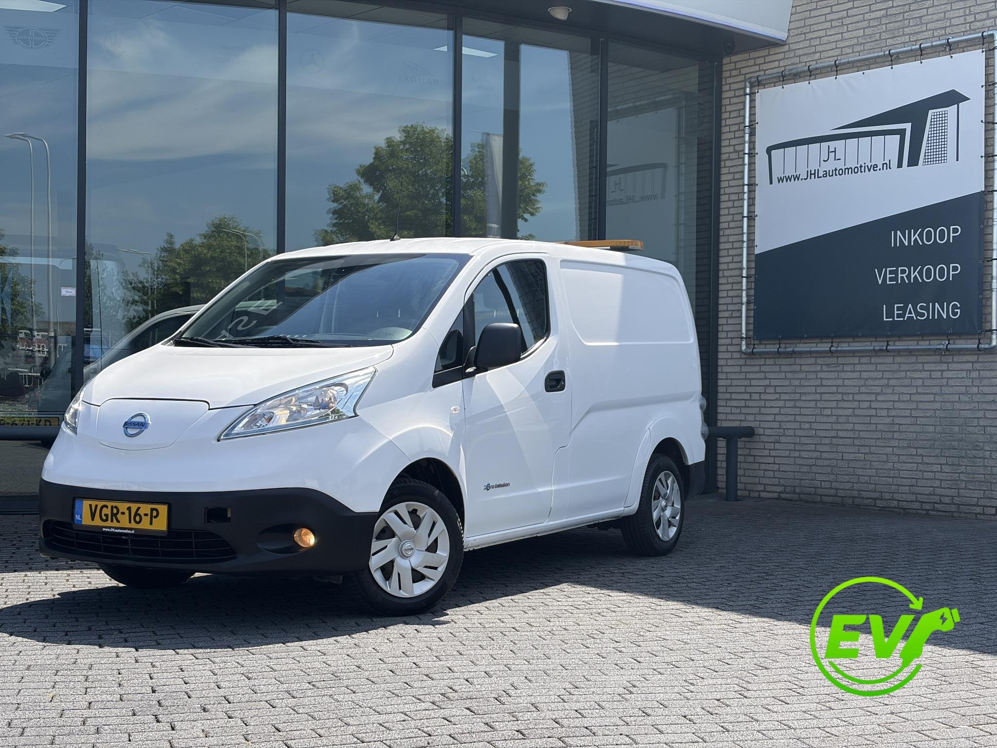 Nissan e-NV200 40 kWh*NAVI*ECC*CAM*CRUISE*TEL*STOEL/STUUR.VE, Gebruikt, 450 kg, Wit, Origineel Nederlands