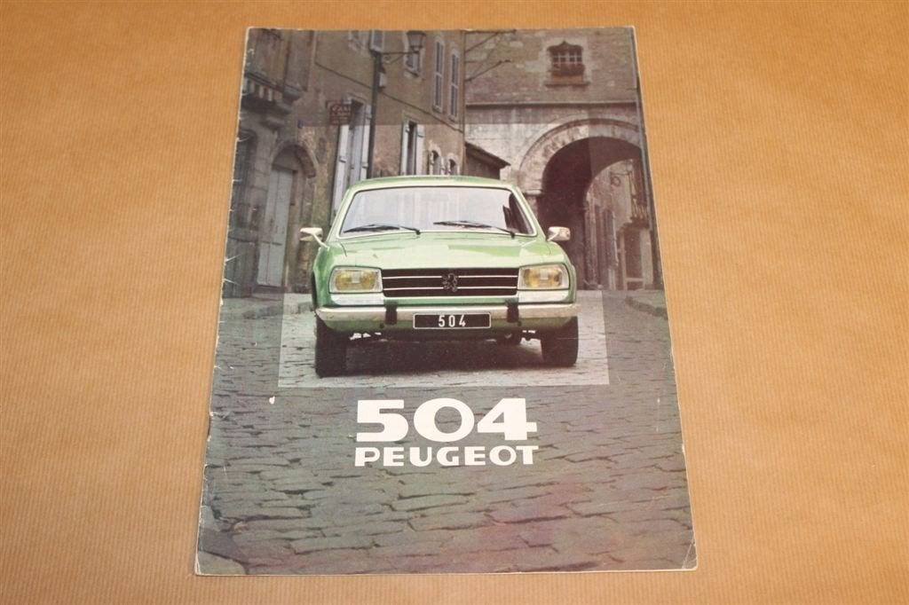 Zeldzame reclame-uitgave - Peugeot 504 - 1980, Ophalen of Verzenden, Zo goed als nieuw, Peugeot
