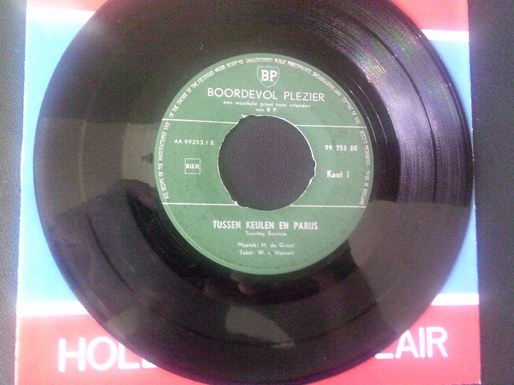 reclame vinyl single van de bp benzine, Ophalen of Verzenden, Gebruikt, Overige typen