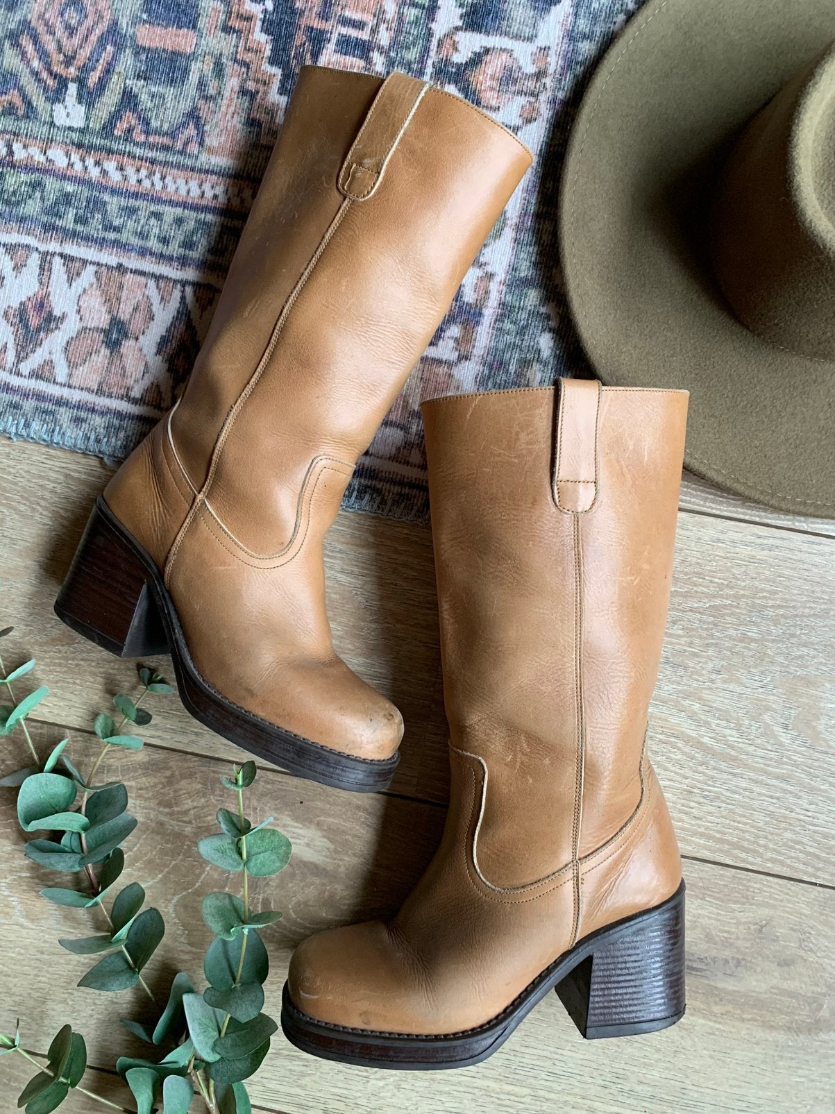 Campus retro boots 36 37 western boots, Kleding | Dames, Hoge laarzen, -, Ophalen of Verzenden, Zo goed als nieuw