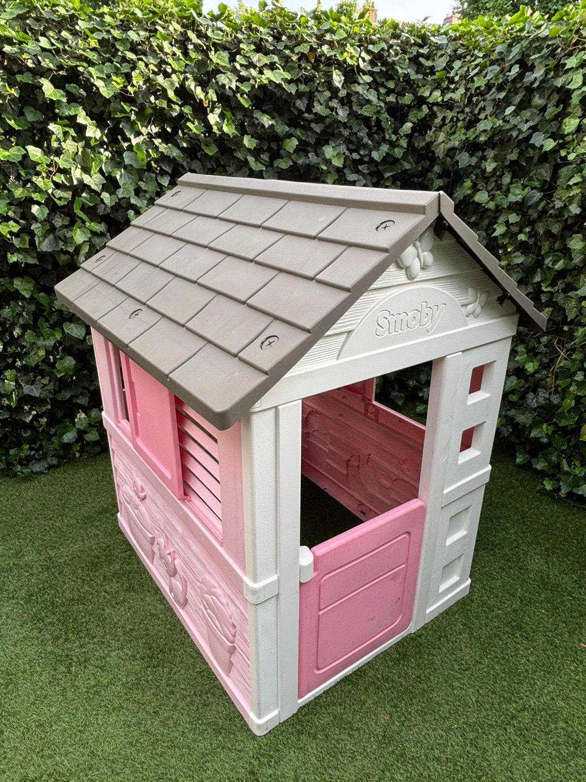 Smoby Speelhuisje voor kinderen - Roze/Wit, Ophalen, Gebruikt, Kunststof