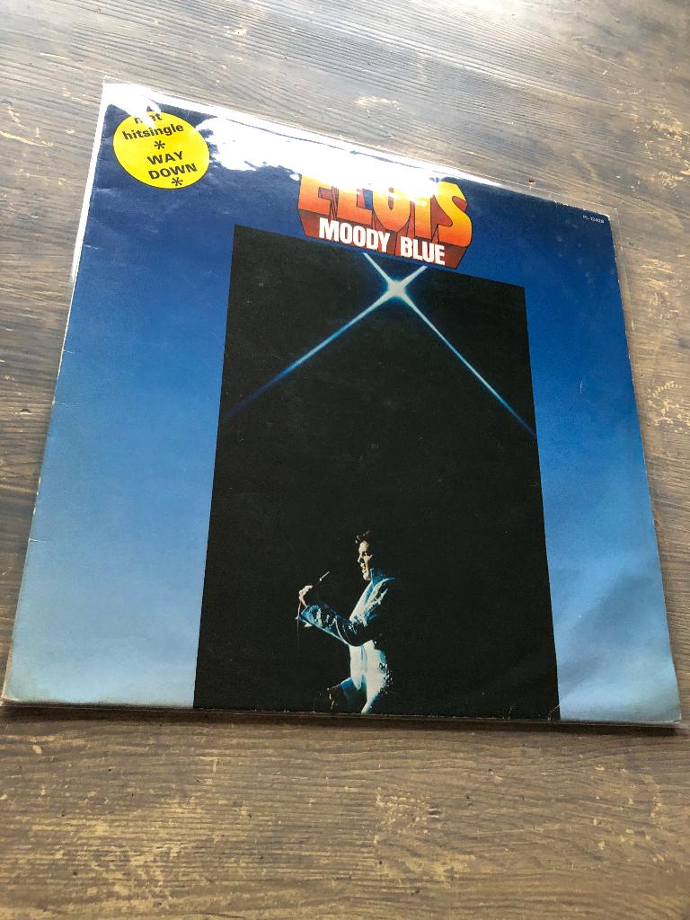Elvis Presley - Moody Blue LP, Ophalen of Verzenden, 1970 - 1979, Gebruikt, 12 inch