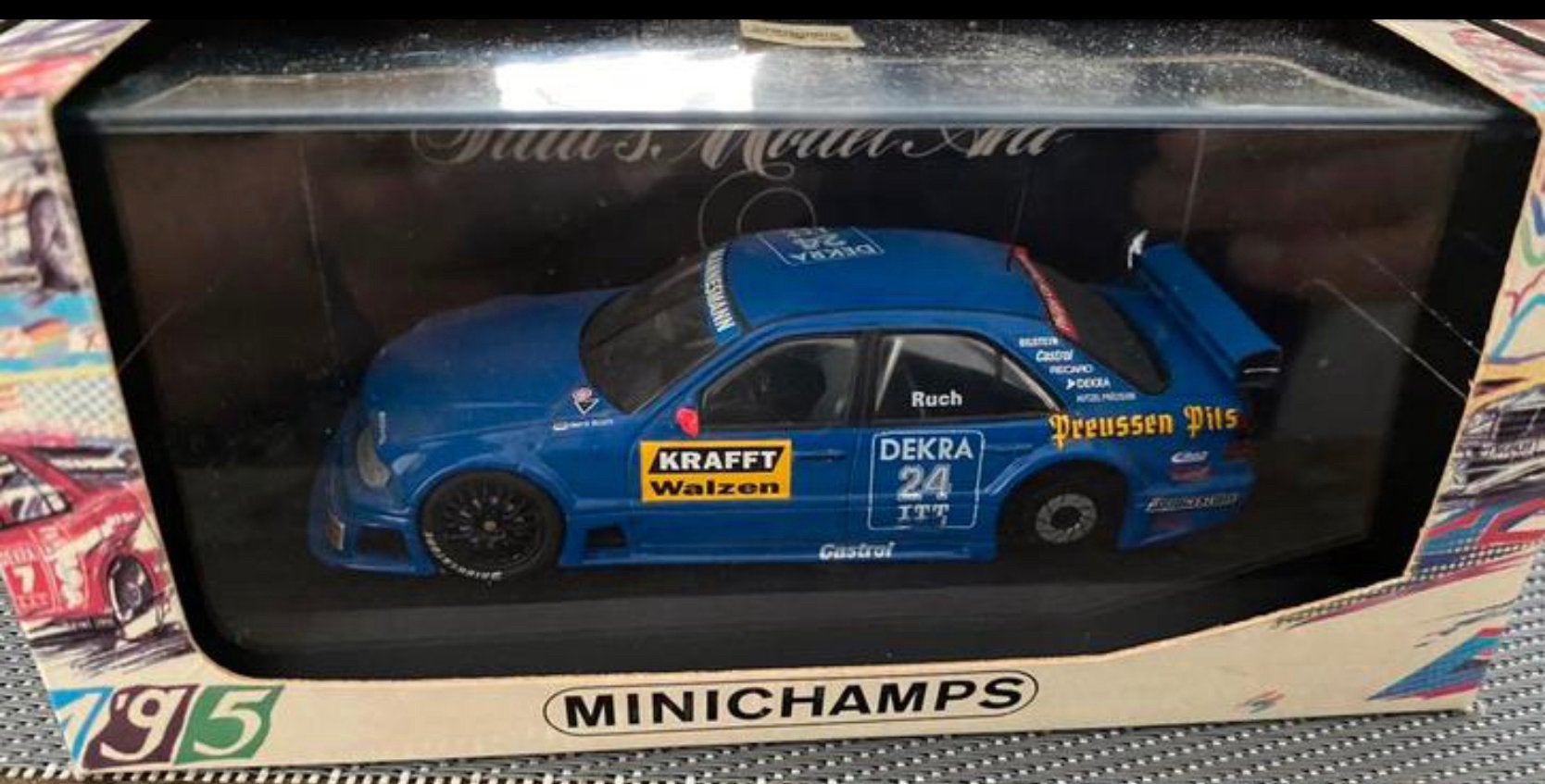 Mercedes W202 c klasse DTM 1995 G Ruch vaste prijs, Ophalen, Nieuw, Auto, MiniChamps