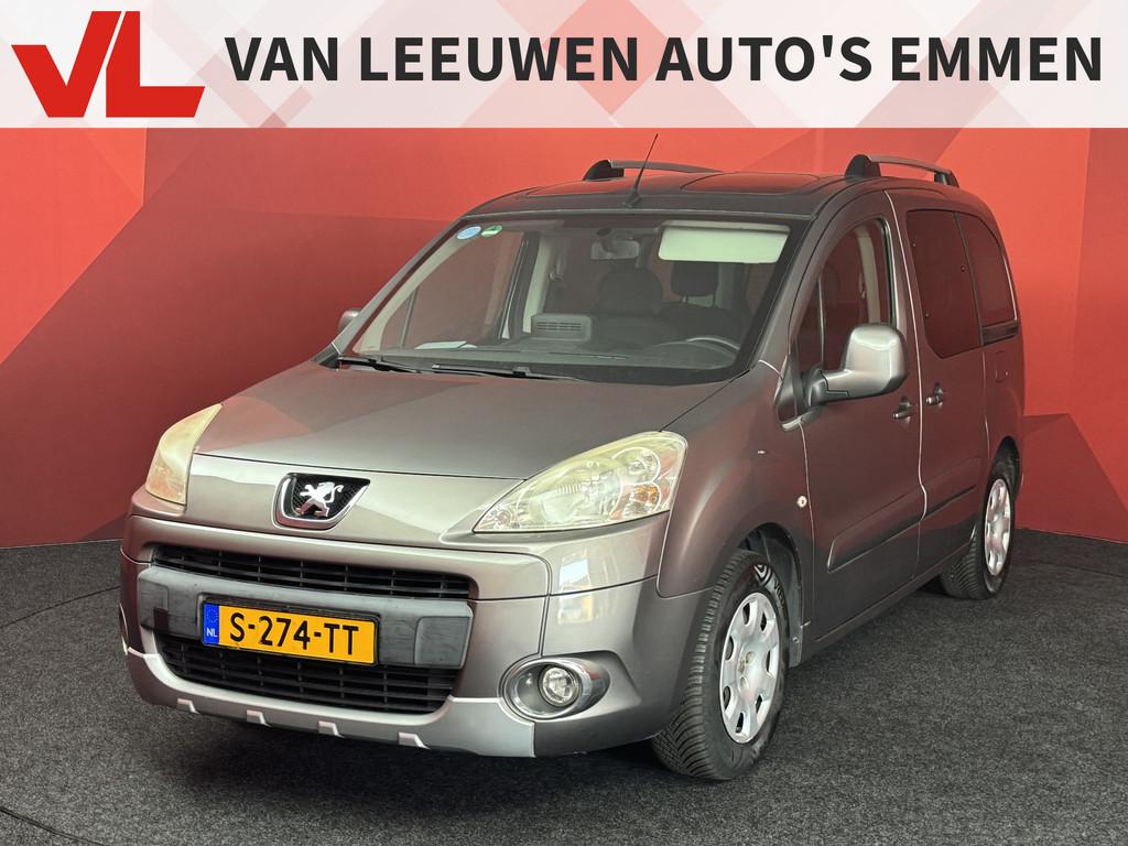 Peugeot Partner Tepee 1.6 VTi XT | Airco | Navigatie | Trekh, Voorwielaandrijving, Euro 5, Gebruikt, Zwart