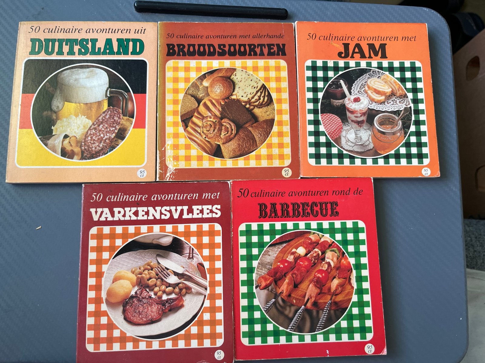 5x '50 culinaire avonturen' kookboeken (Duitsland, Jam, etc., Ophalen of Verzenden, Gelezen, Europa, Hoofdgerechten