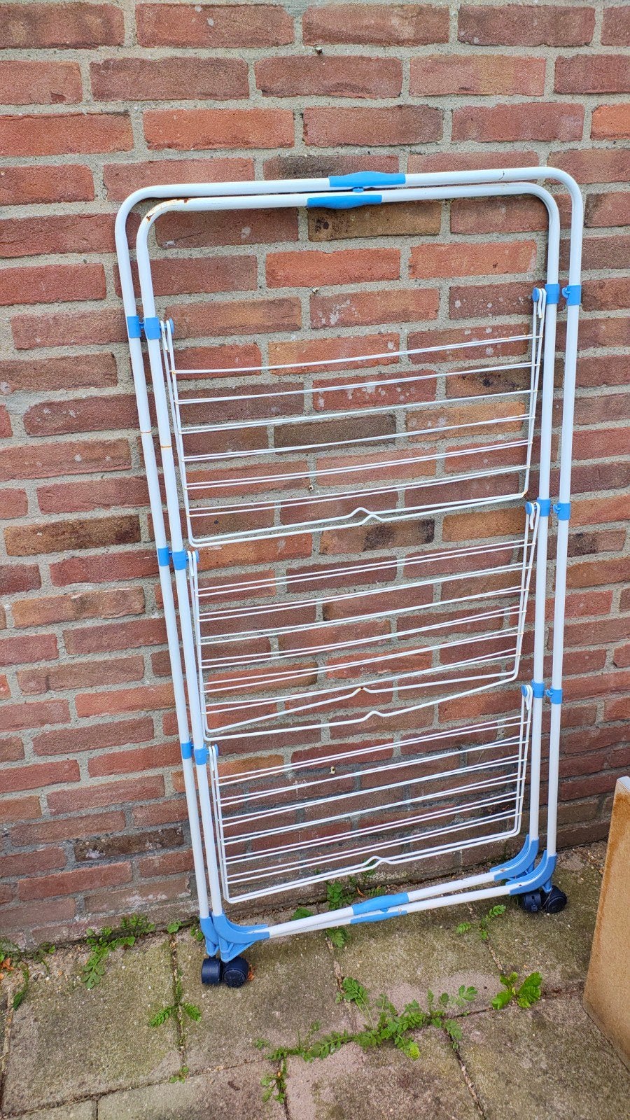 Opvouwbaar droogrek met wielen (toren droogrek), Tuin en Terras, Ophalen, Gebruikt