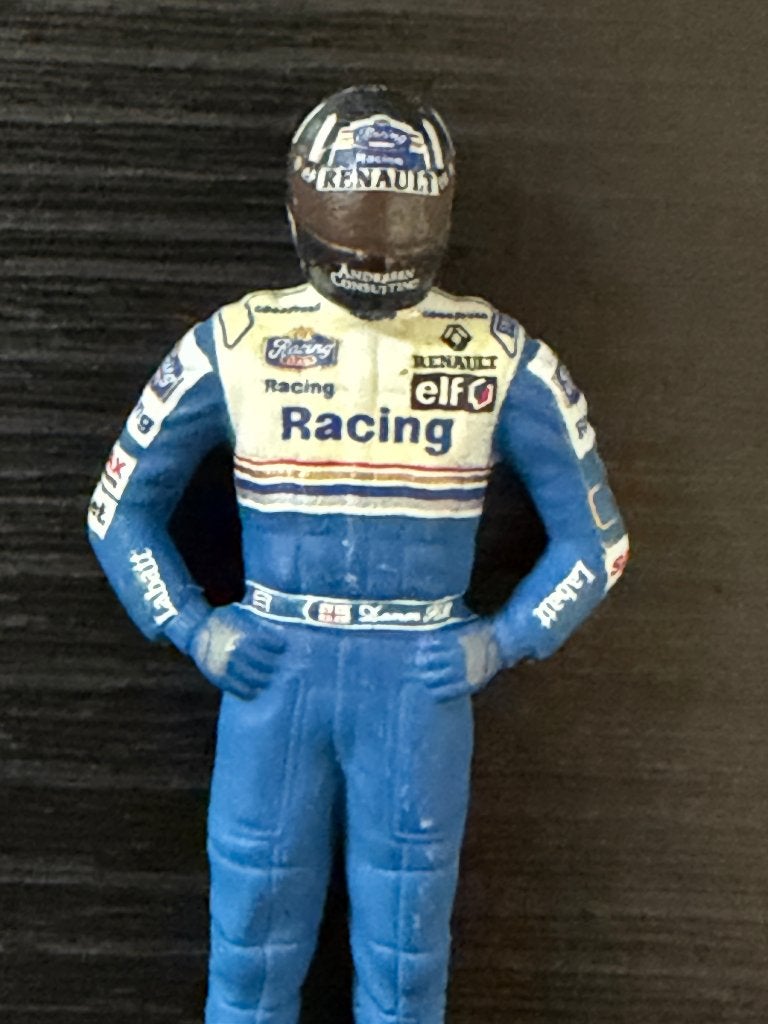 Damon Hill figuurtje Williams F1 1996, Verzamelen, Ophalen of Verzenden, Zo goed als nieuw, Formule 1