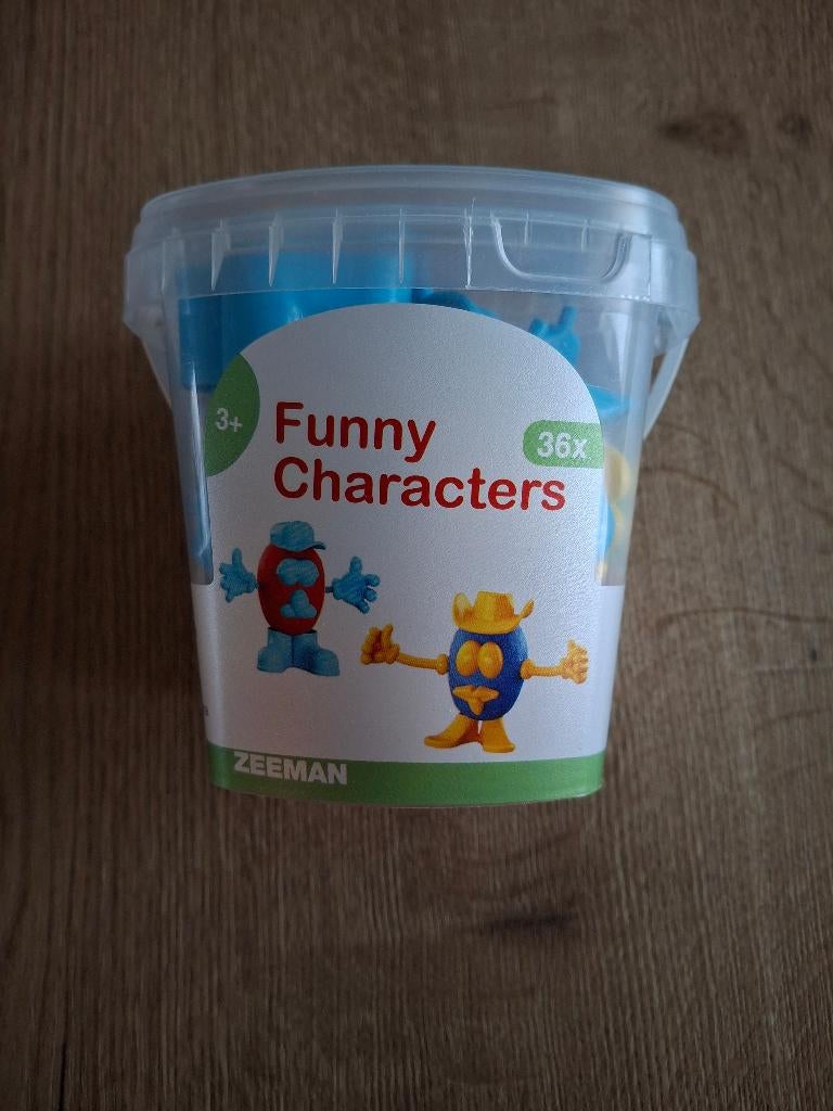 Funny Characters klei lichaamsdelen (36 onderdelen), Ophalen of Verzenden, Zo goed als nieuw, Knutselen