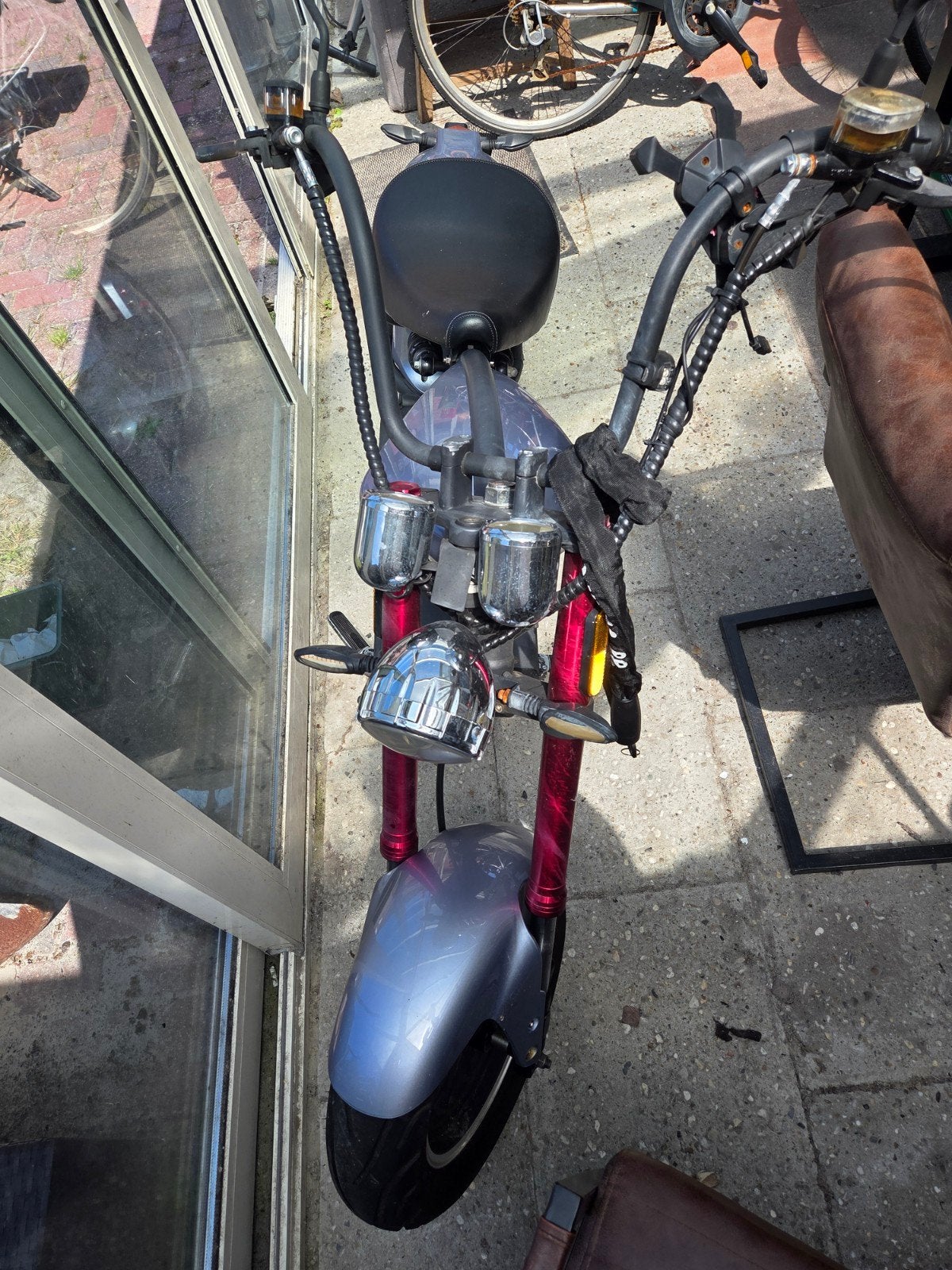Elektrische Chopper Scooter - Zo goed als nieuw, Ophalen, Gebruikt, Maximaal 45 km/u, Onbekend