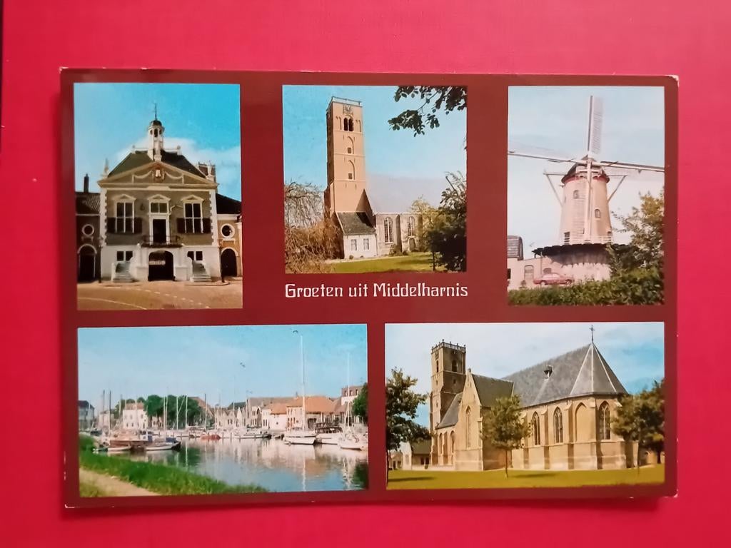 Ansichtkaart Middelharnis, Ophalen of Verzenden