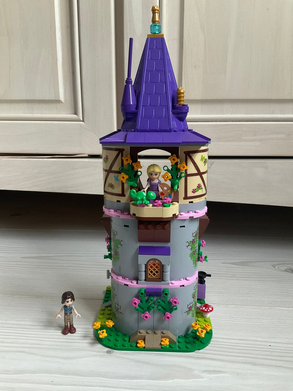 Disney Rapunzel LEGO toren - set 41054 - compleet + reserve, Gebruikt, Lego, Ophalen of Verzenden, Disney