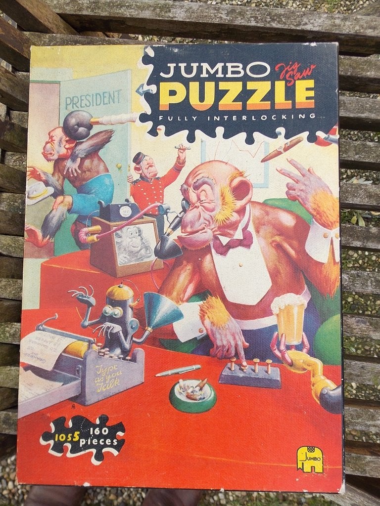Jumbo Jigsaw Puzzle 160 stukjes, Ophalen of Verzenden, Meer dan 50 stukjes, Gebruikt, 6 jaar of ouder