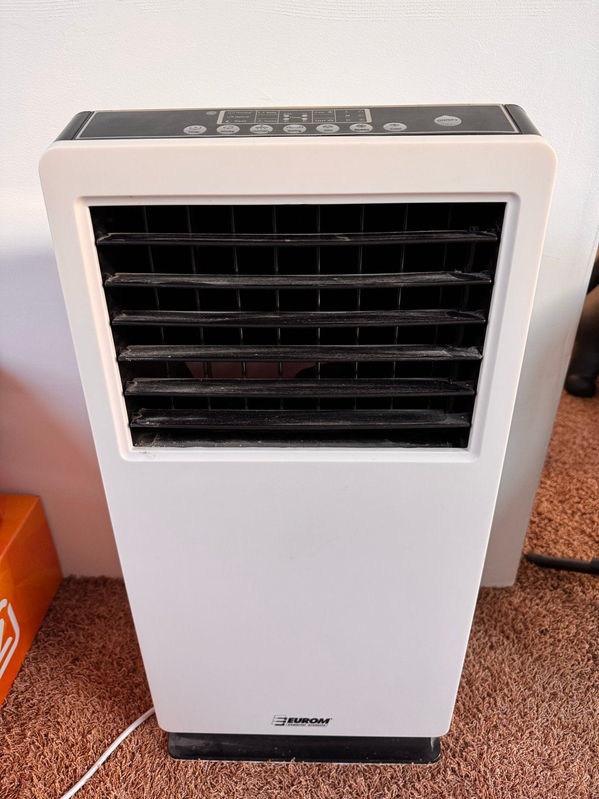 Eurom Air Cooler - 67 cm hoog, 30 cm breed, Witgoed en Apparatuur, Airco's, Ophalen, Gebruikt, Minder dan 60 m³, Timer