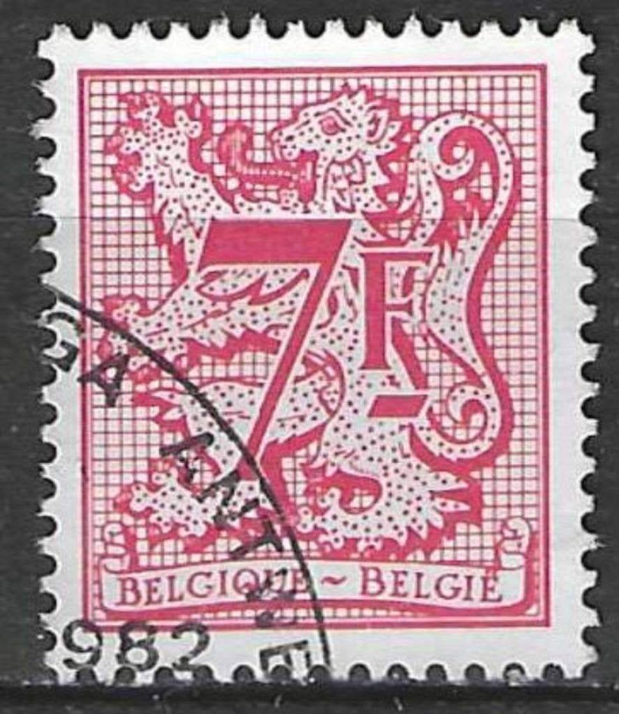 Belgie 1982 - Yvert 2052/OBP 2051 - Heraldieke leeuw (ST), Verzenden, Gestempeld