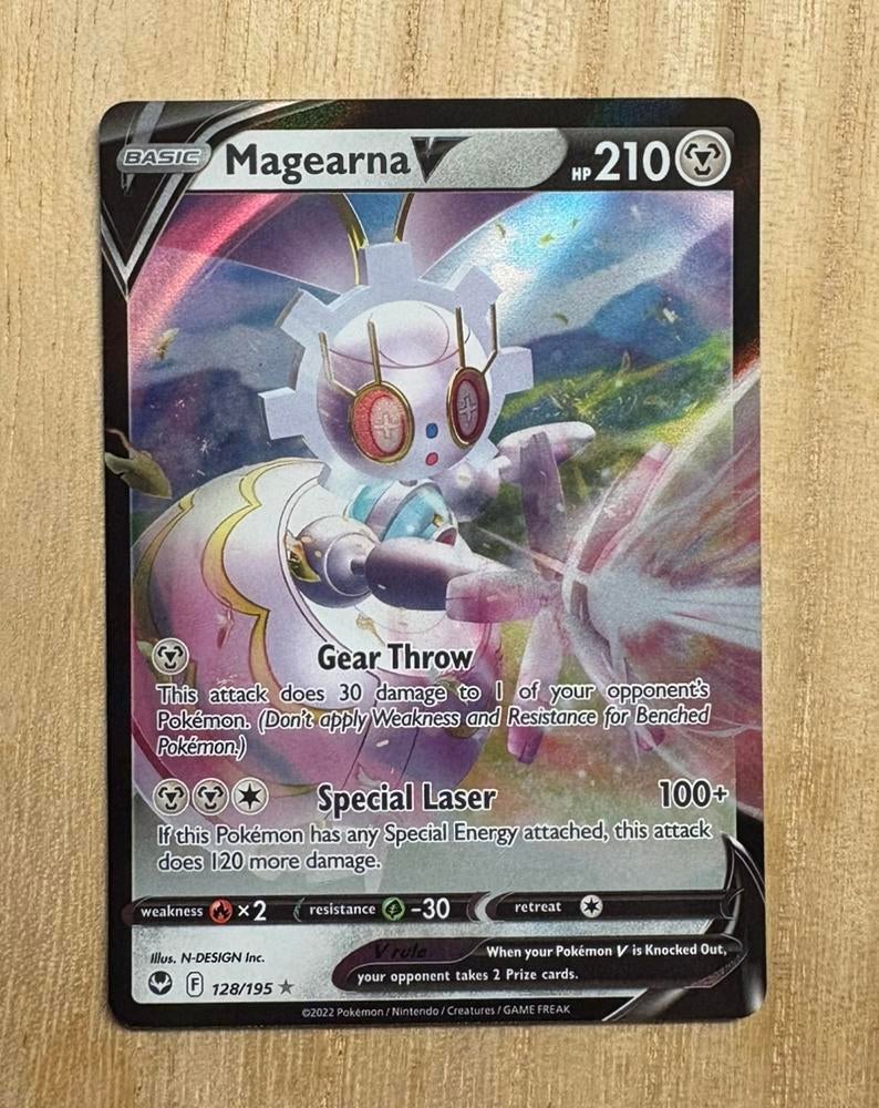 Magearna V - 128/195 - Silver Tempest - Pokémon, Ophalen of Verzenden, Zo goed als nieuw