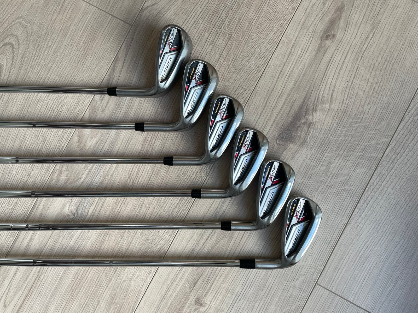 Cobra Air-X IJzerset 6-SW Regular Flex Rechtshandig, Ophalen, Gebruikt, Set, Overige merken