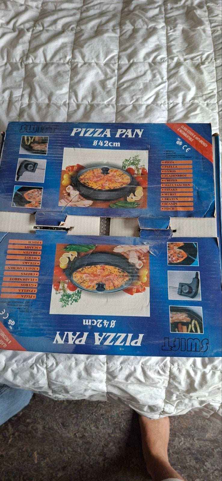 Swift Pizza/palja Pan Ø42cm - Elektrische Pizza Maker, Ophalen