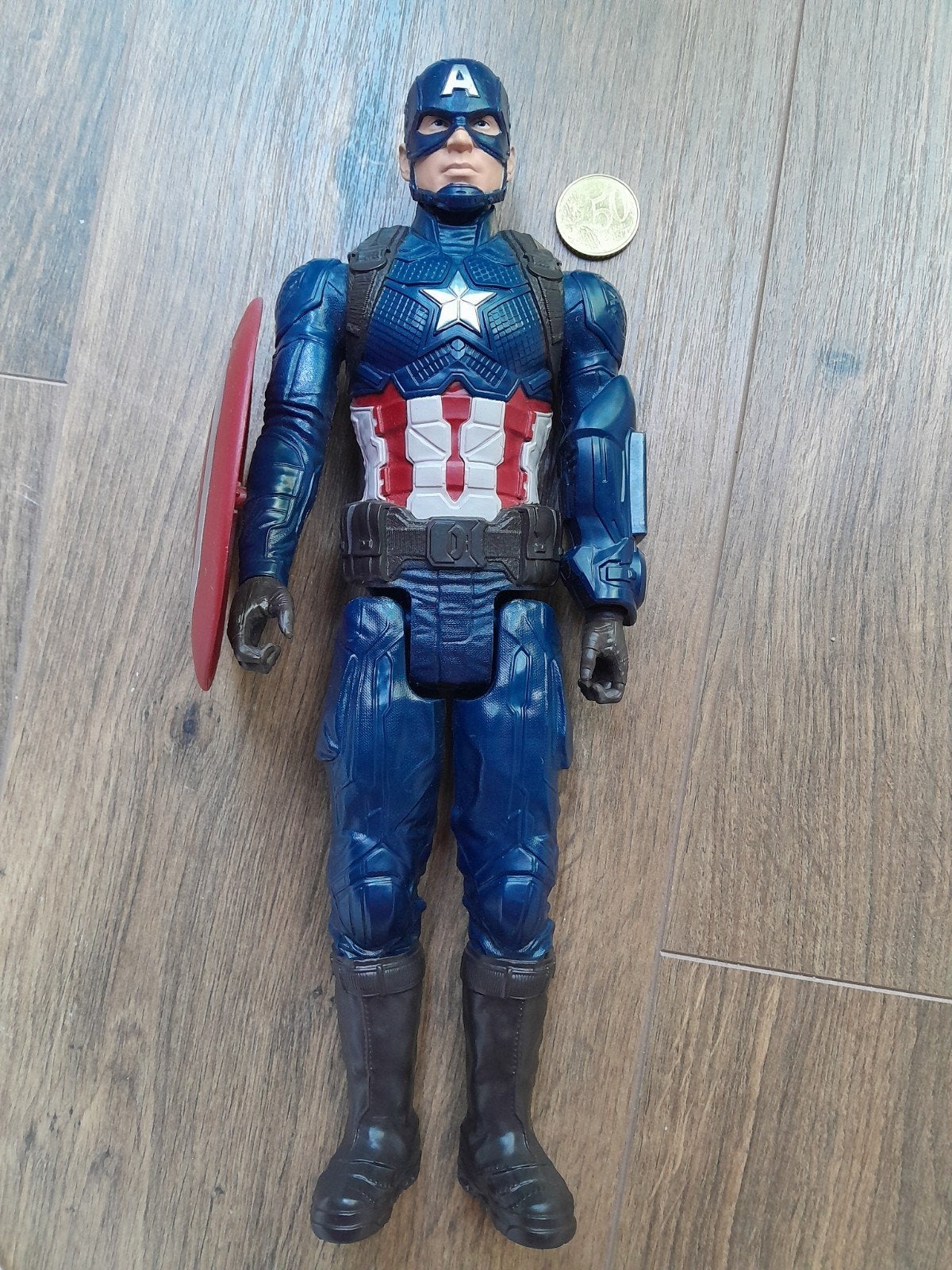 Captain America actiefiguur met schild - Marvel Avengers, Kinderen en Baby's, Ophalen of Verzenden