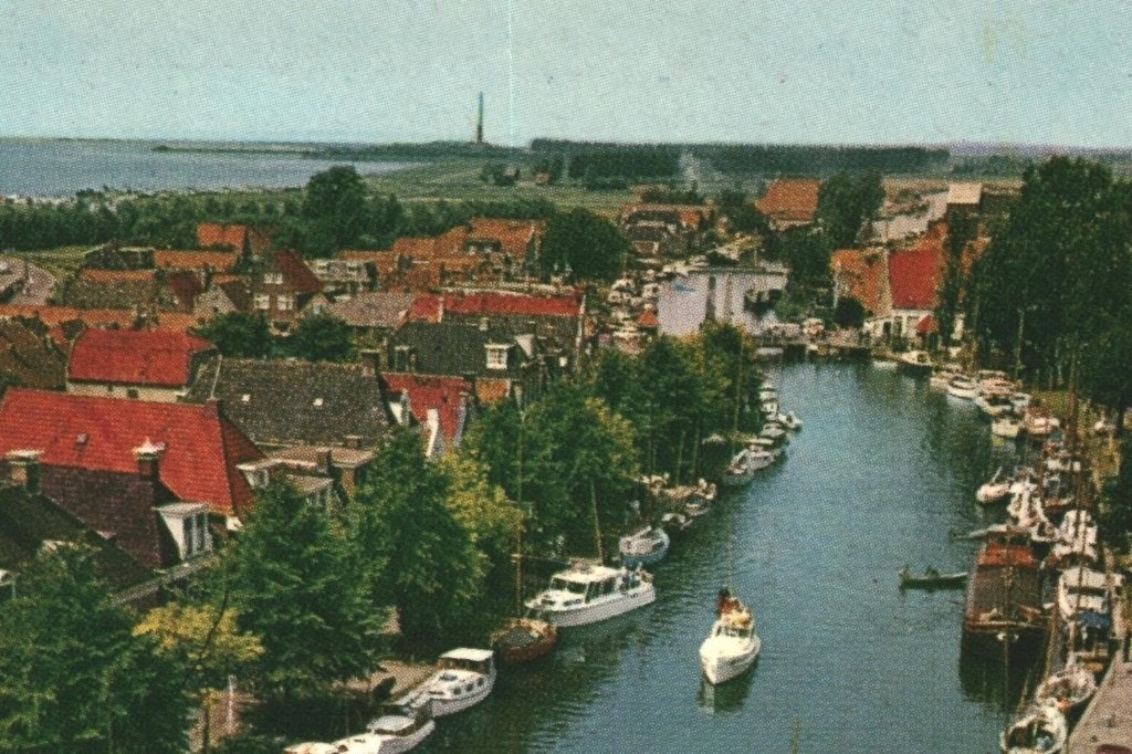 42182 Lemmer 1963 Friesland _gelopen  zegel Deltawerken, Ophalen of Verzenden, 1960 tot 1980, Gelopen, Friesland
