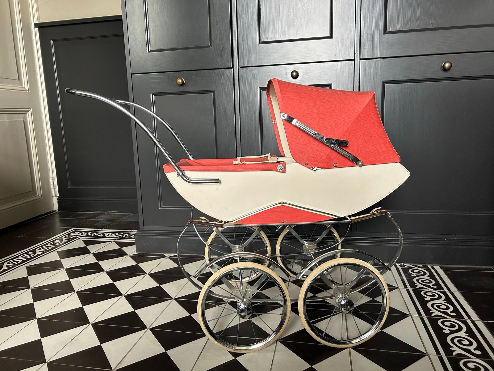 Vintage Poppenwagen - Klassieke Stijl, Ophalen, Gebruikt, Kinderwagen, Overige merken