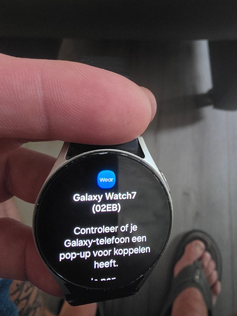 Samsung smartwatch 7, Gebruikt, Verzenden, Zwart, Samsung