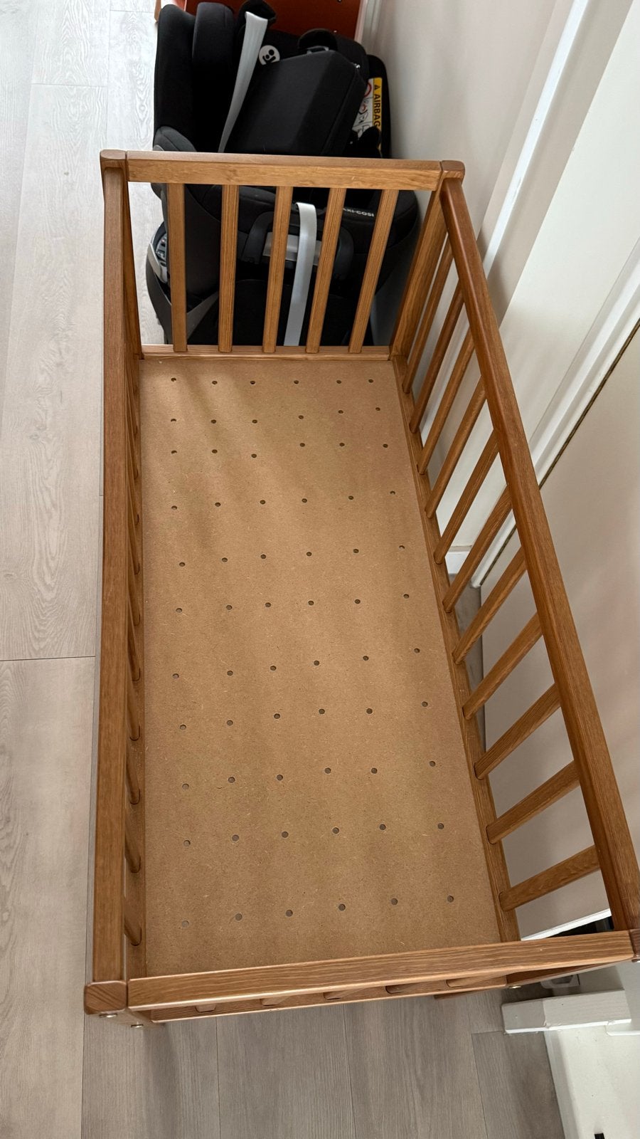 Woodies wieg vintage met moonlight matras, Ophalen, Zo goed als nieuw, Wieg