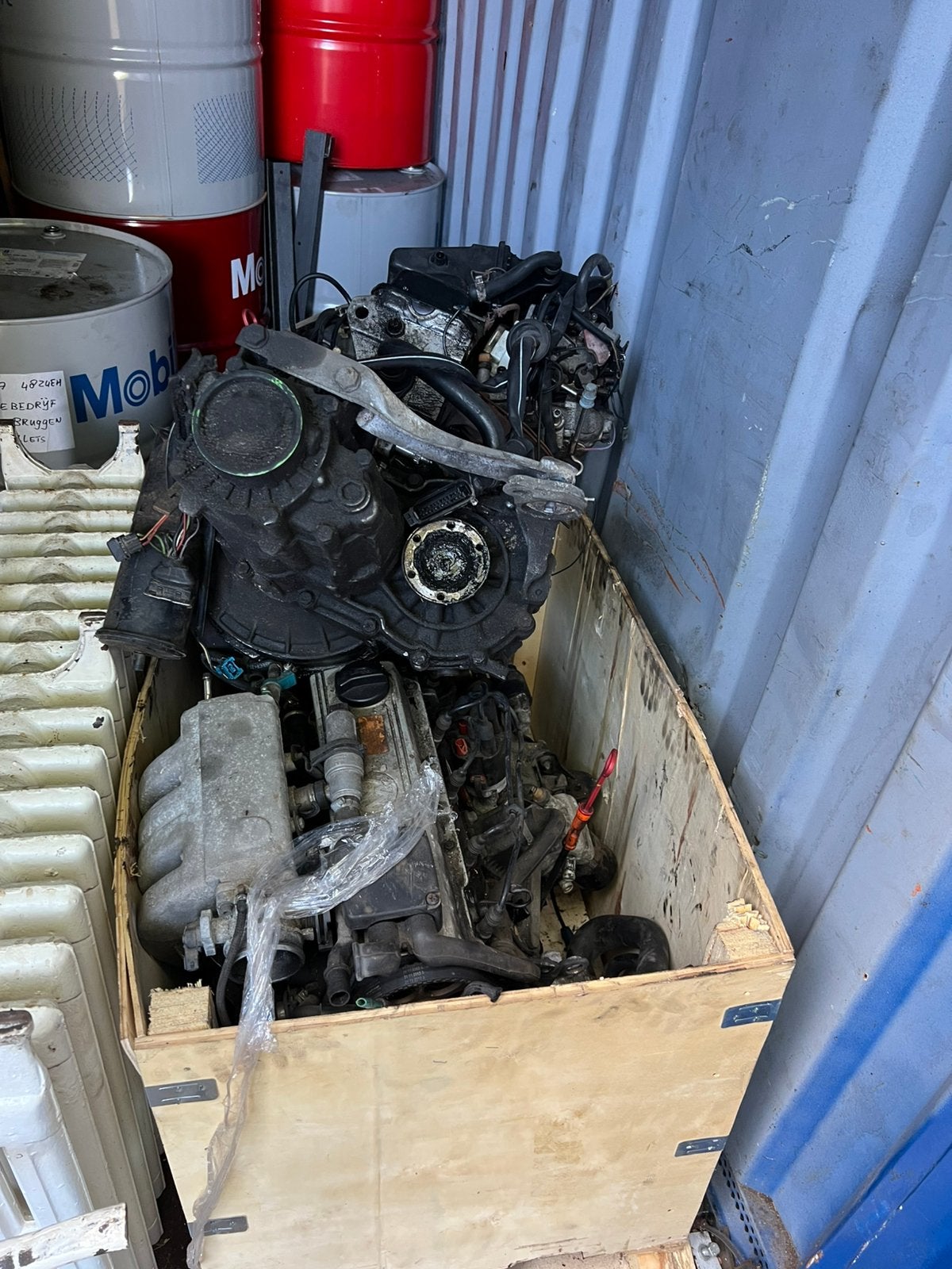Golf 2 1.6 motor + golf 3 2.0 2E GTI motor, Auto-onderdelen, Ophalen, Gebruikt, Volkswagen