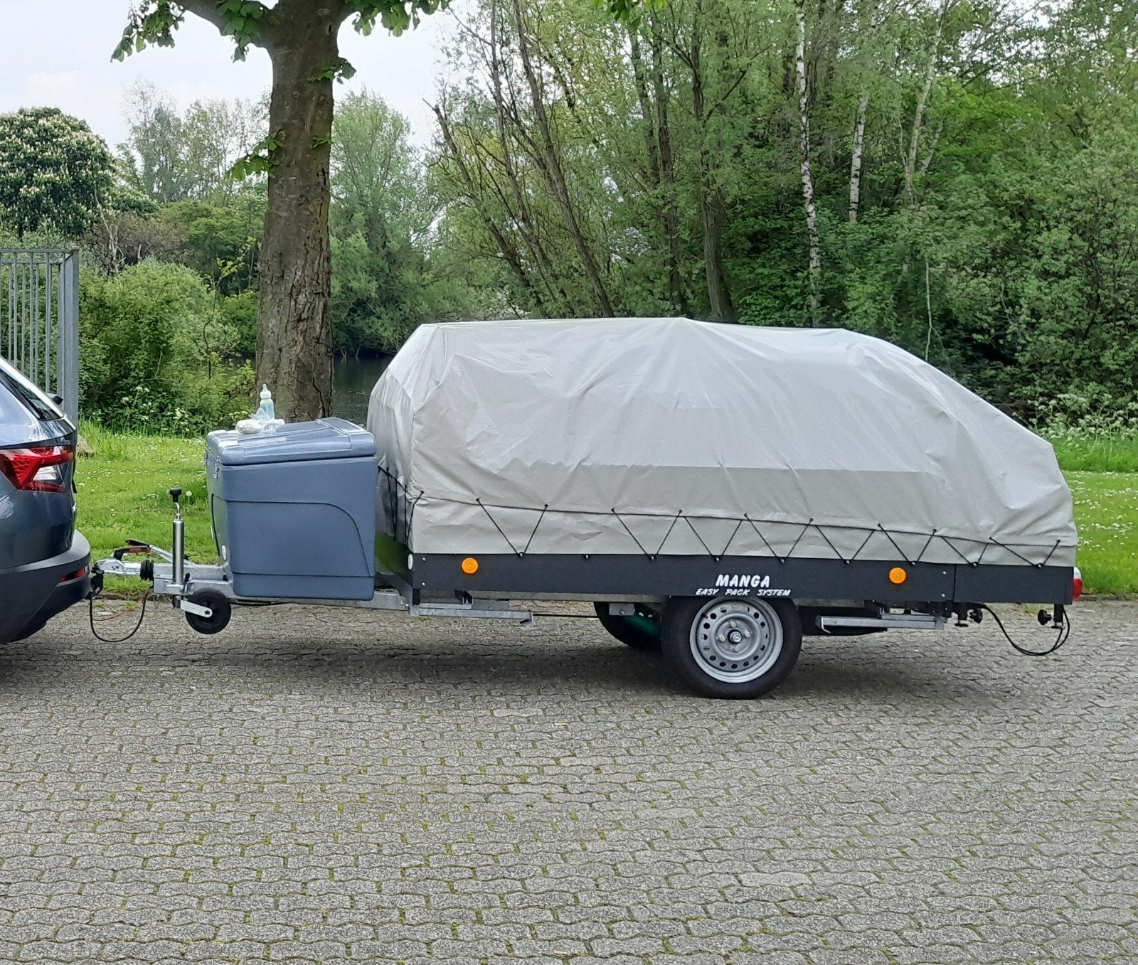 Vouwwagen Cabanon Manga Deluxe 2021 zeer compleet, Caravans en Kamperen, Ophalen, Zo goed als nieuw, Meer dan 6