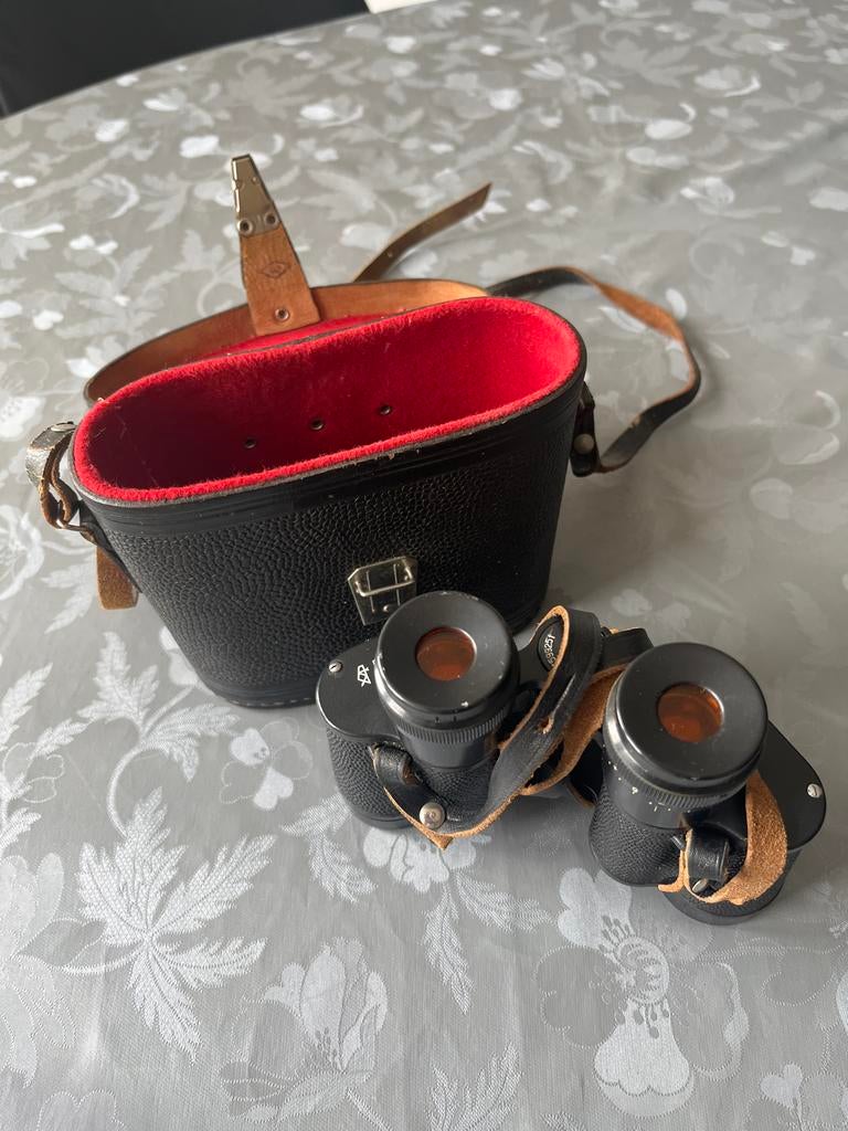 Zeldzame Russische verrekijker BNU4 8x30, Gebruikt, 8 tot 12x, Met hoes of tas, Porro (met knik)
