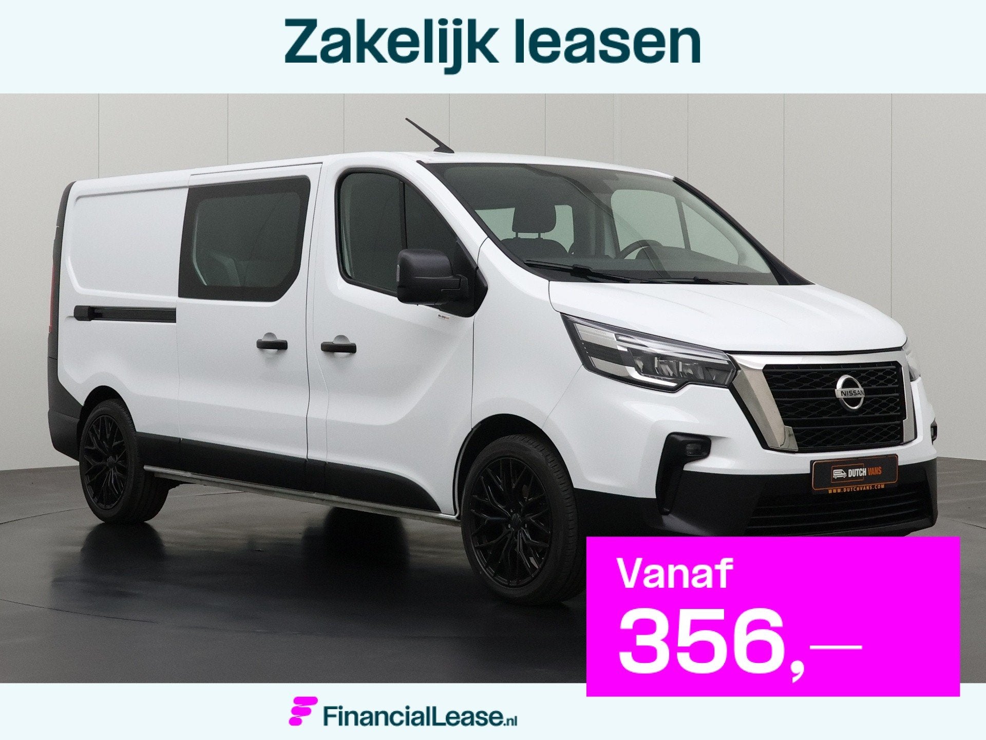 Nissan Primastar 2.0DCI 130PK Lang Dubbele Cabine | 2xSchuif, Dealer onderhouden, Stof, Gebruikt, Bedrijf