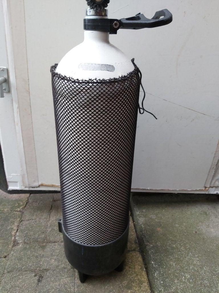 Duik cylinder / fles 10 ltr. met keur, Ophalen, Gebruikt, Duikfles