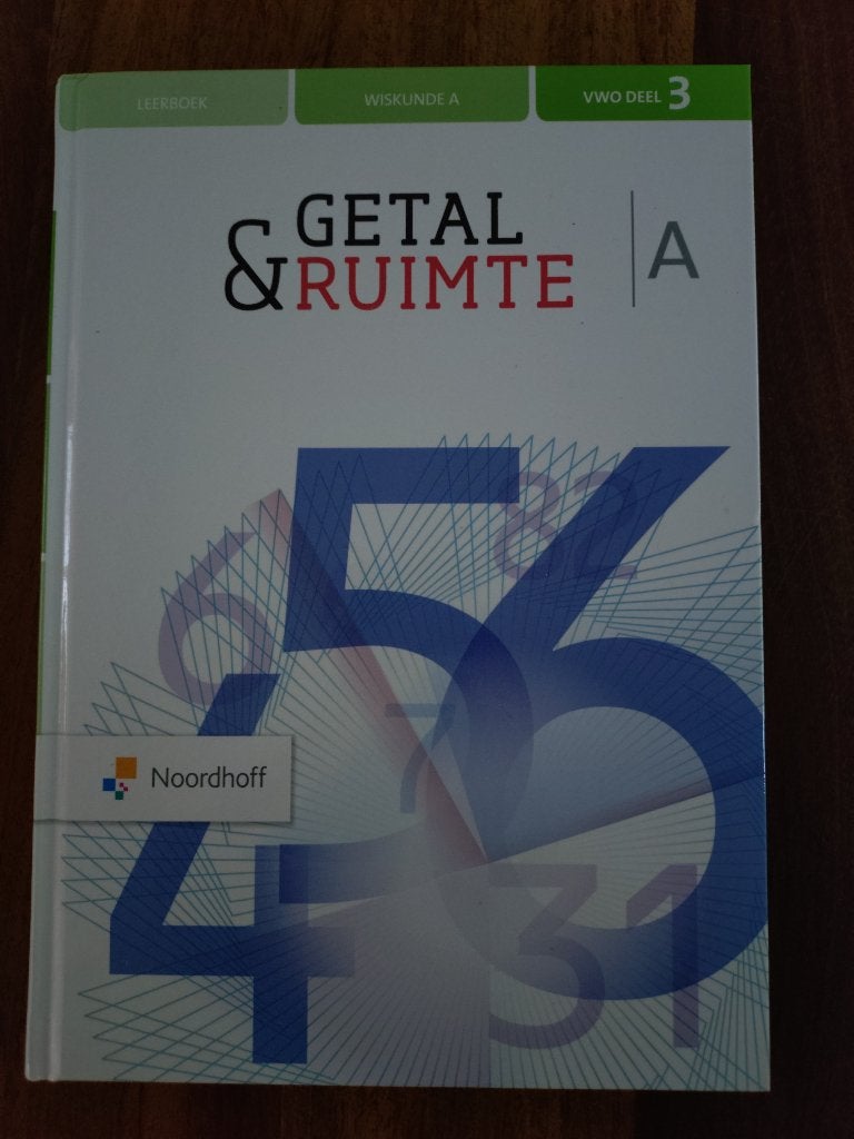 GETAL EN RUIMTE - 12E EDITIE  VWO WISKUNDE A DEEL 3, Boeken, Schoolboeken, Verzenden, Zo goed als nieuw, VWO, Wiskunde A
