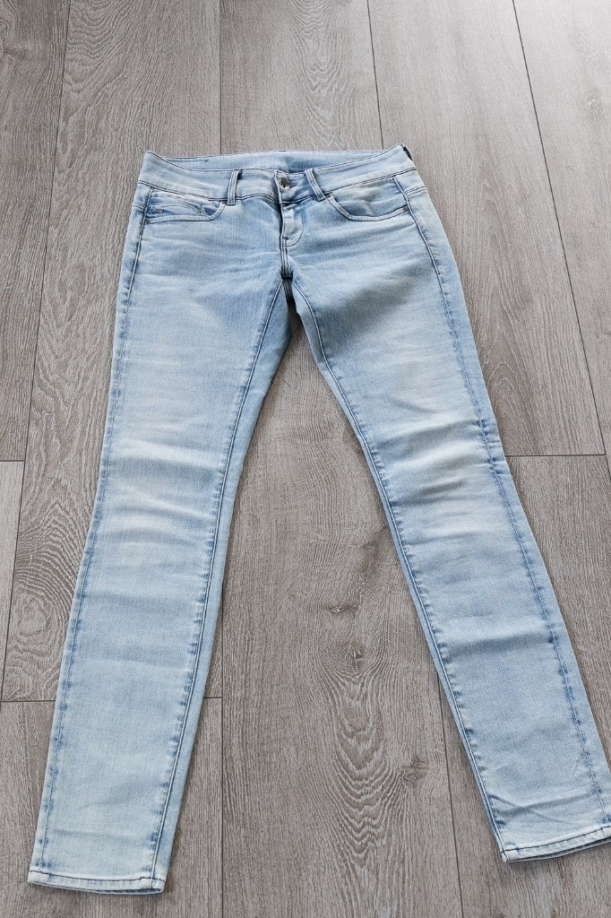 G-star Raw Midge jeans W28 L34 - Lichtblauw, Blauw, Ophalen of Verzenden, Zo goed als nieuw, W28 - W29 (confectie 36)