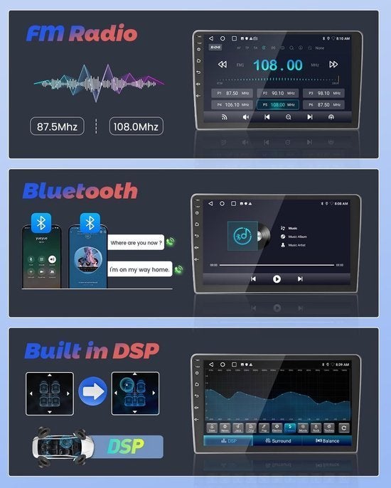 Android 13 Autoradio – Multimedia Speler – Navigatiesysteem, Corvance B.V., Verzenden, Nieuw, Corvancebol@gmail.com